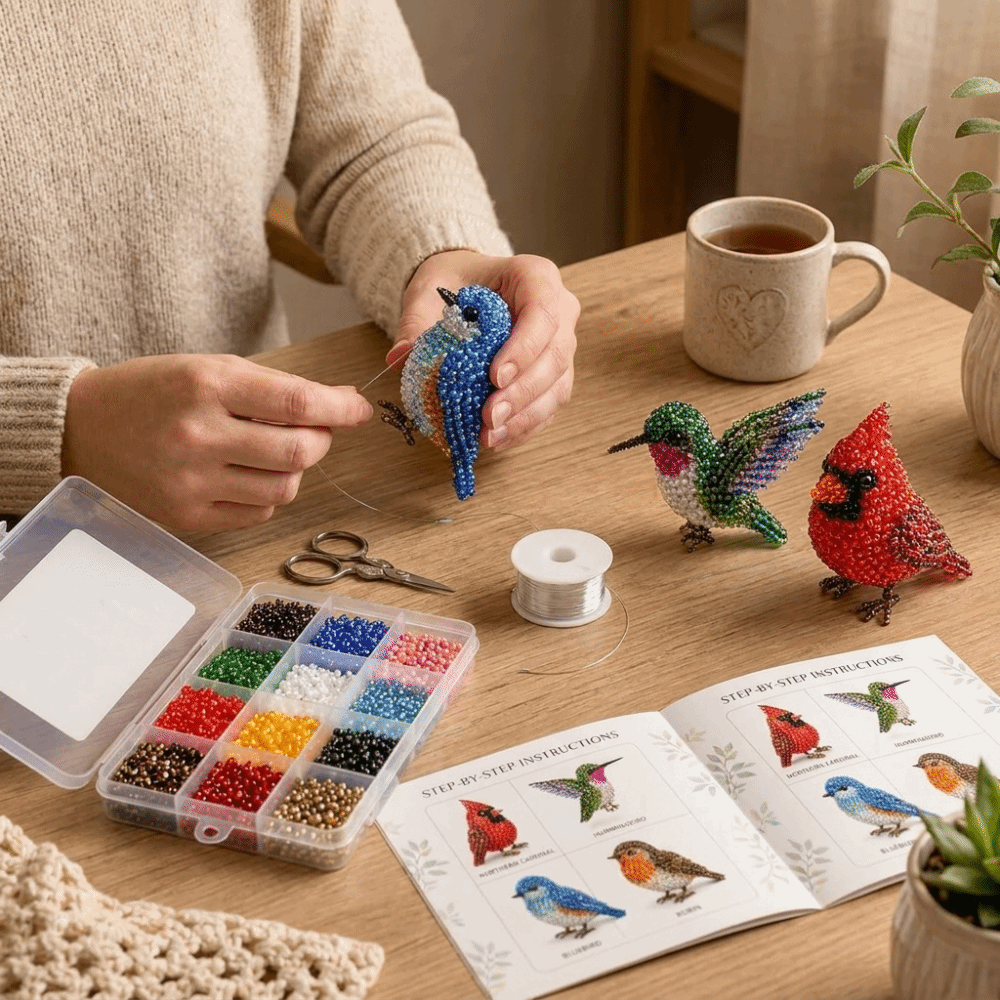 Handmade DIY Animal Bead Embro - Art Craft Education incelemesi ve fiyatı