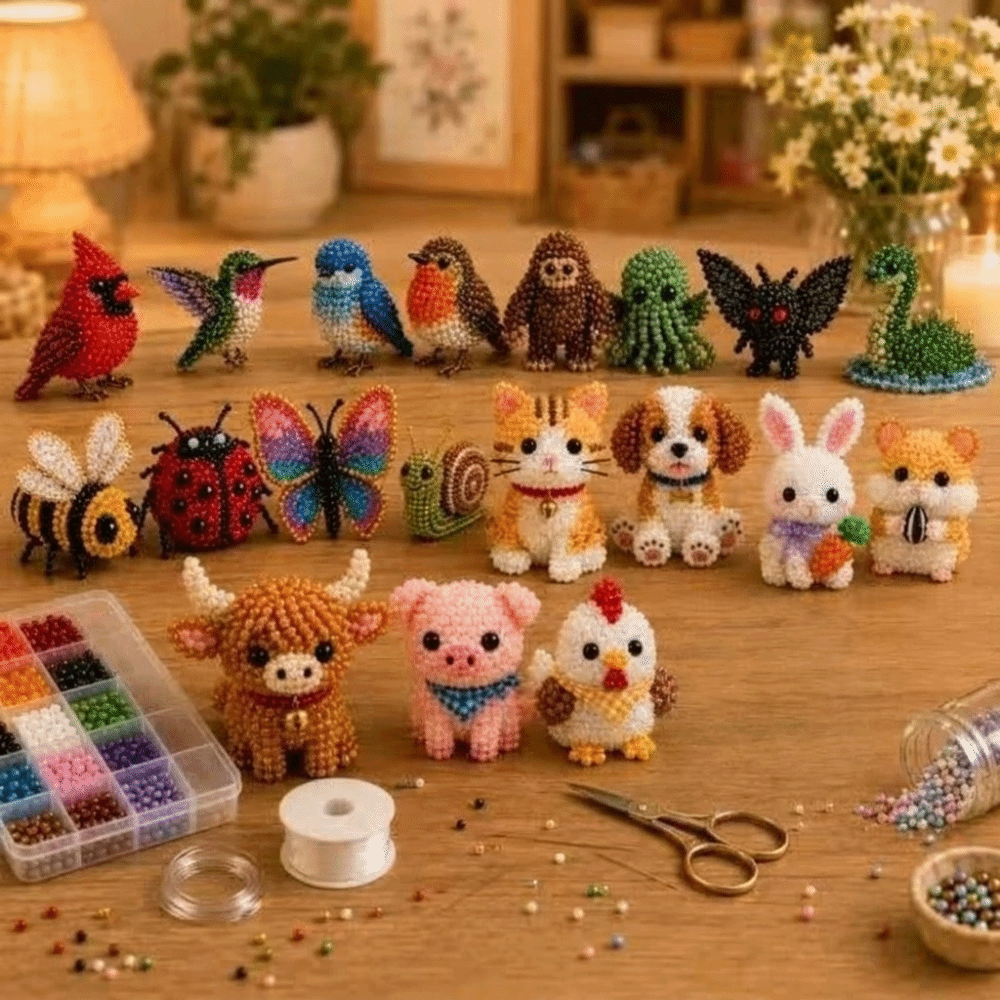 Handmade DIY Animal Bead Embro - Art Craft Education incelemesi ve fiyatı
