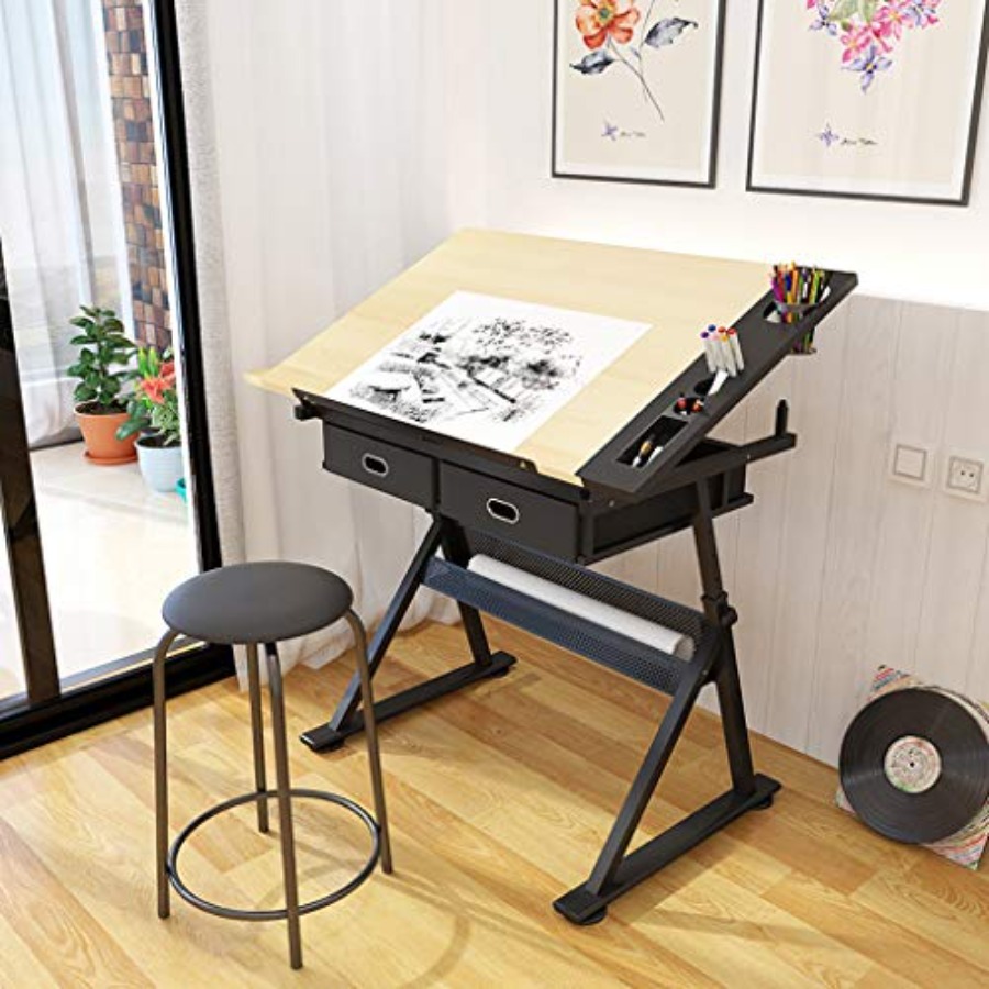 Drafting Table with Storage He - Art & Craft Zone incelemesi ve fiyatı