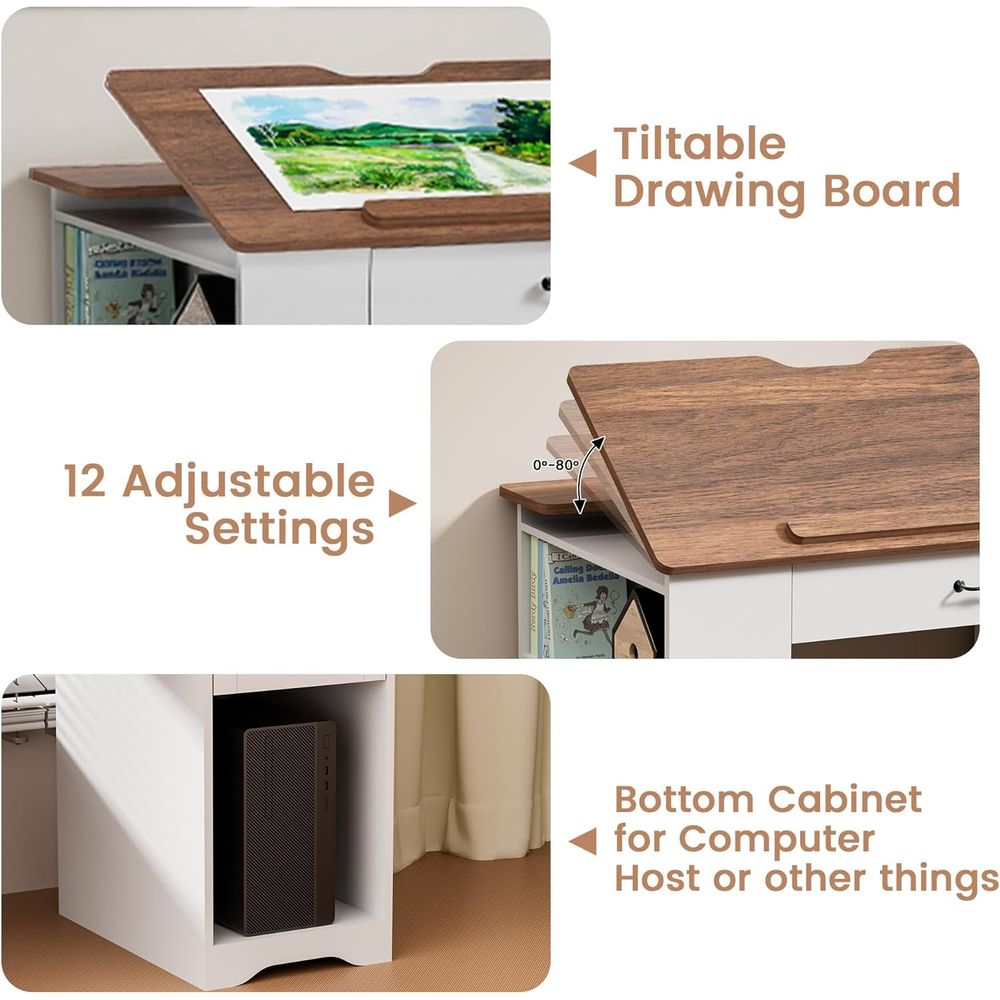 Adjustable Desk with Storage a - Art & Craft Zone incelemesi ve fiyatı