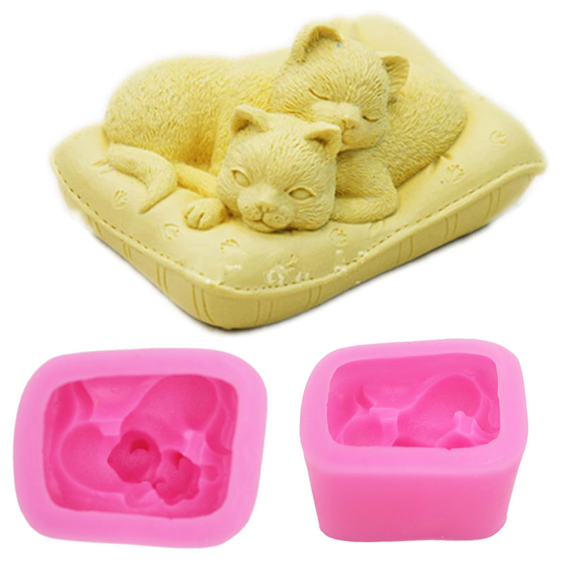 Non-Stick Silicone Cat Mould 3 - Art Craft Cat incelemesi ve fiyatı
