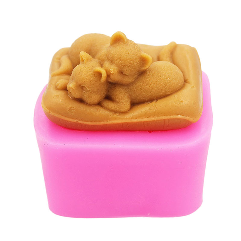 Non-Stick Silicone Cat Mould 3 - Art Craft Cat incelemesi ve fiyatı