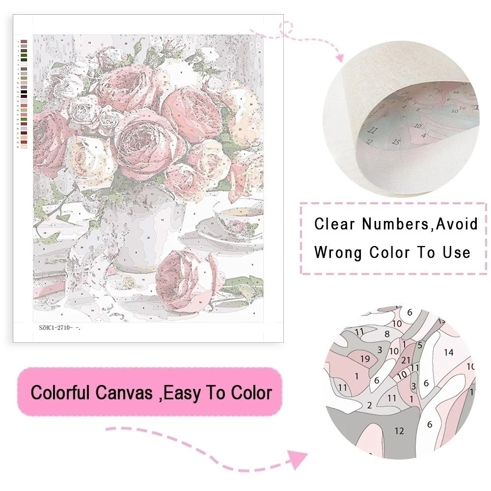 AZQSD Adult Paint By Numbers A - Art Craft Cat incelemesi ve fiyatı
