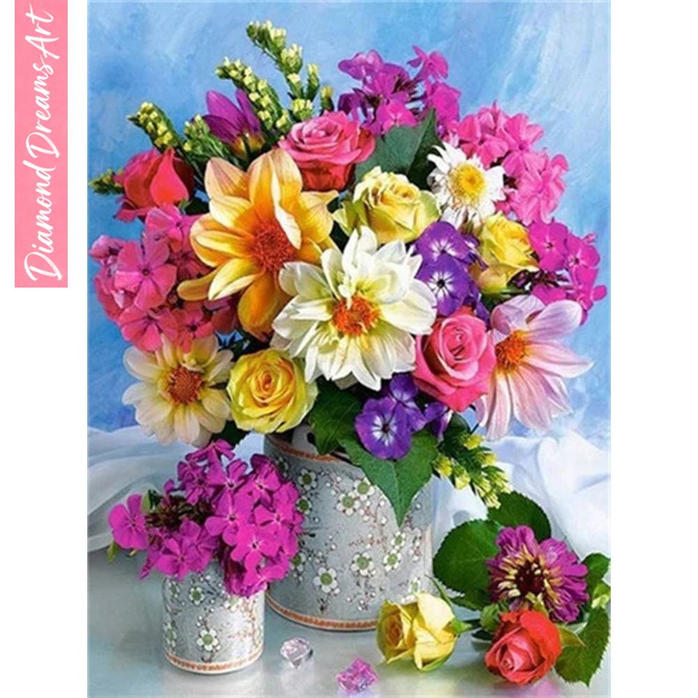 Full Diamond Mosaic Flower 5D  - Art Craft Flower incelemesi ve fiyatı