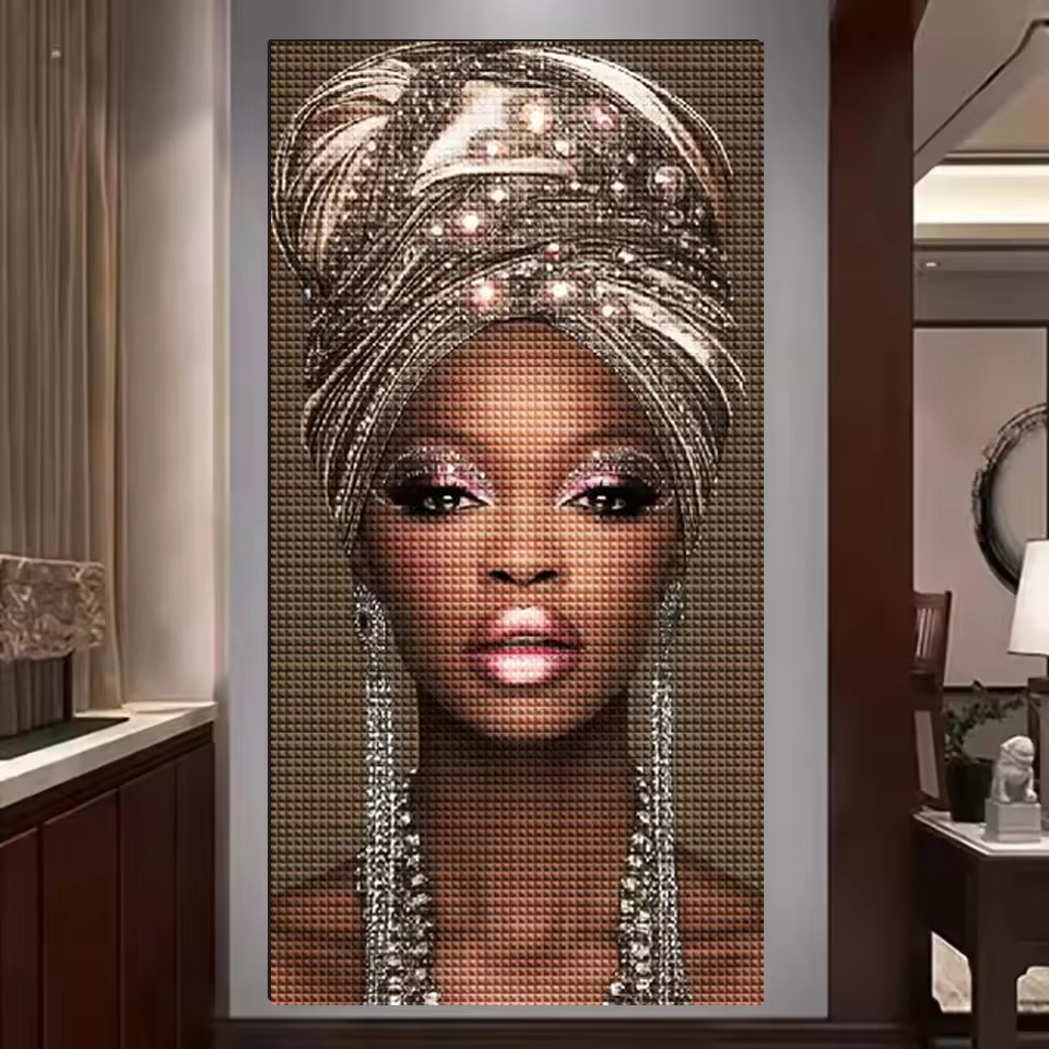 Gemstone African Women Diy Ful - Art And Craft Valentine incelemesi ve fiyatı