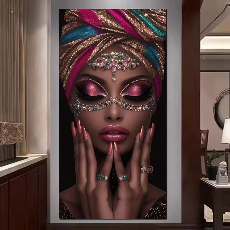 Gemstone African Women Diy Ful - Art And Craft Valentine incelemesi ve fiyatı
