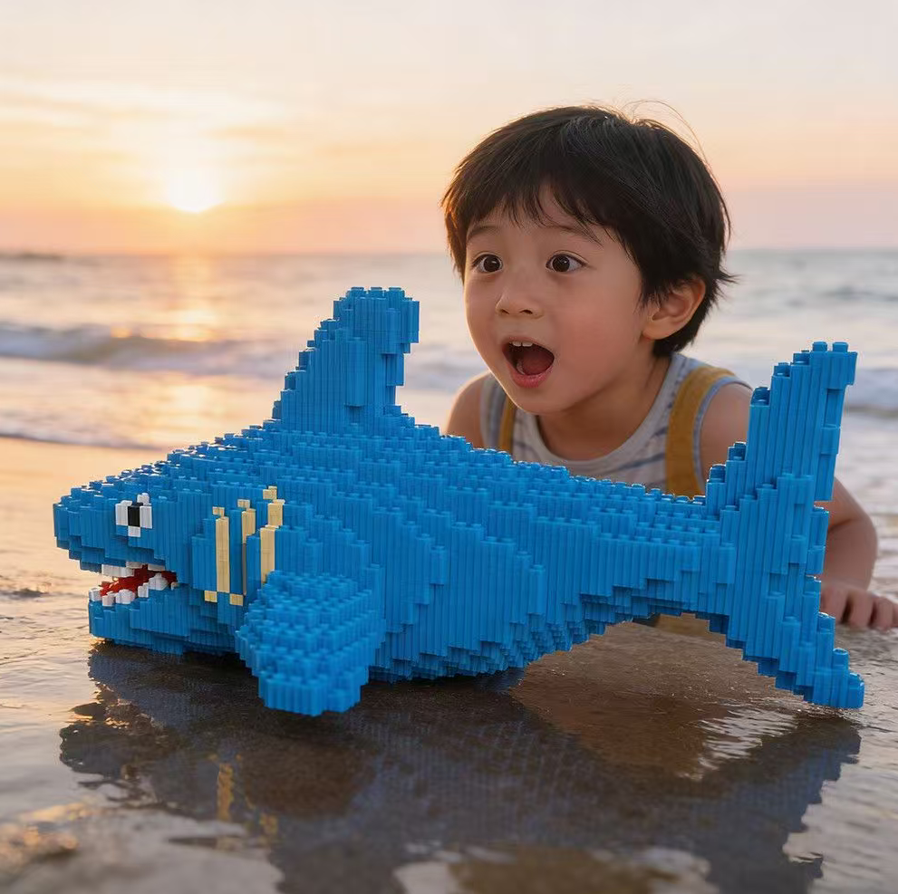 Shark Shaped Micro Particle Bu - Art Craft Room incelemesi ve fiyatı