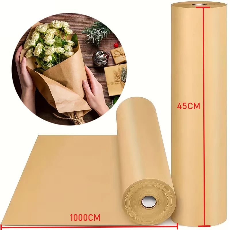 45CM*1000CM Brown Kraft Wrappi - Art Craft Items incelemesi ve fiyatı