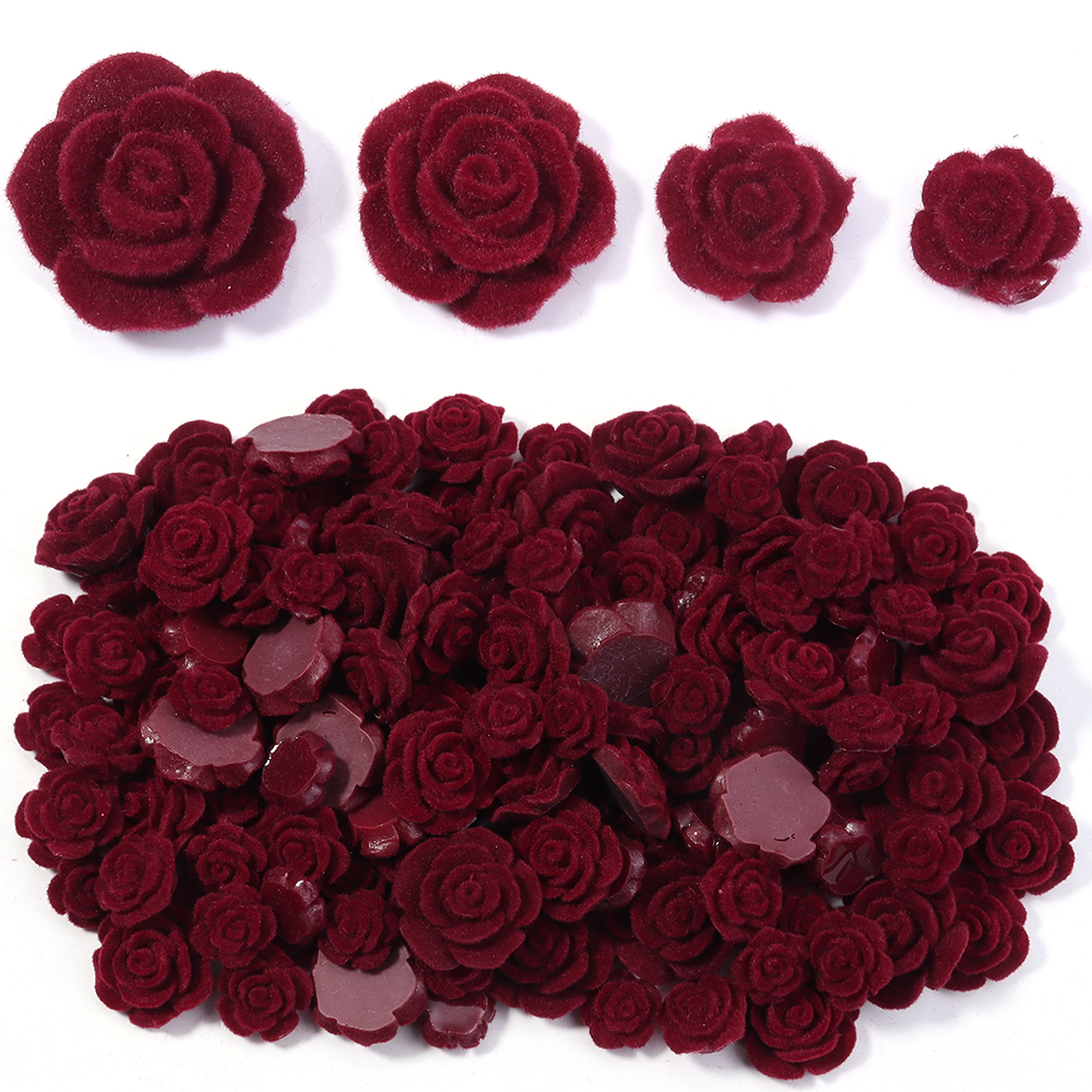 20pcs Resin Rose Flower Wine R - Art Craft Items incelemesi ve fiyatı