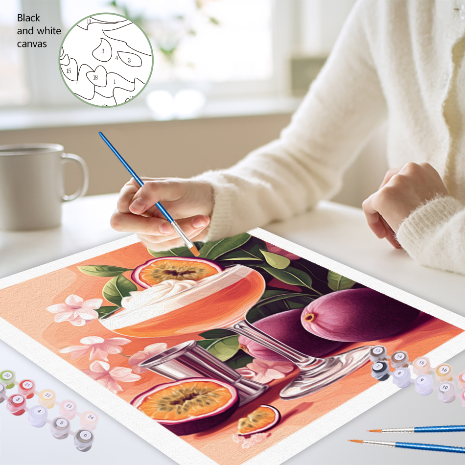 1pc frameless Simple Painting  - Art Craft Number incelemesi ve fiyatı
