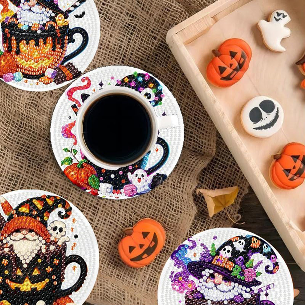 8PCS 5D Halloween Gnome Diamon - Art Craft Adult incelemesi ve fiyatı