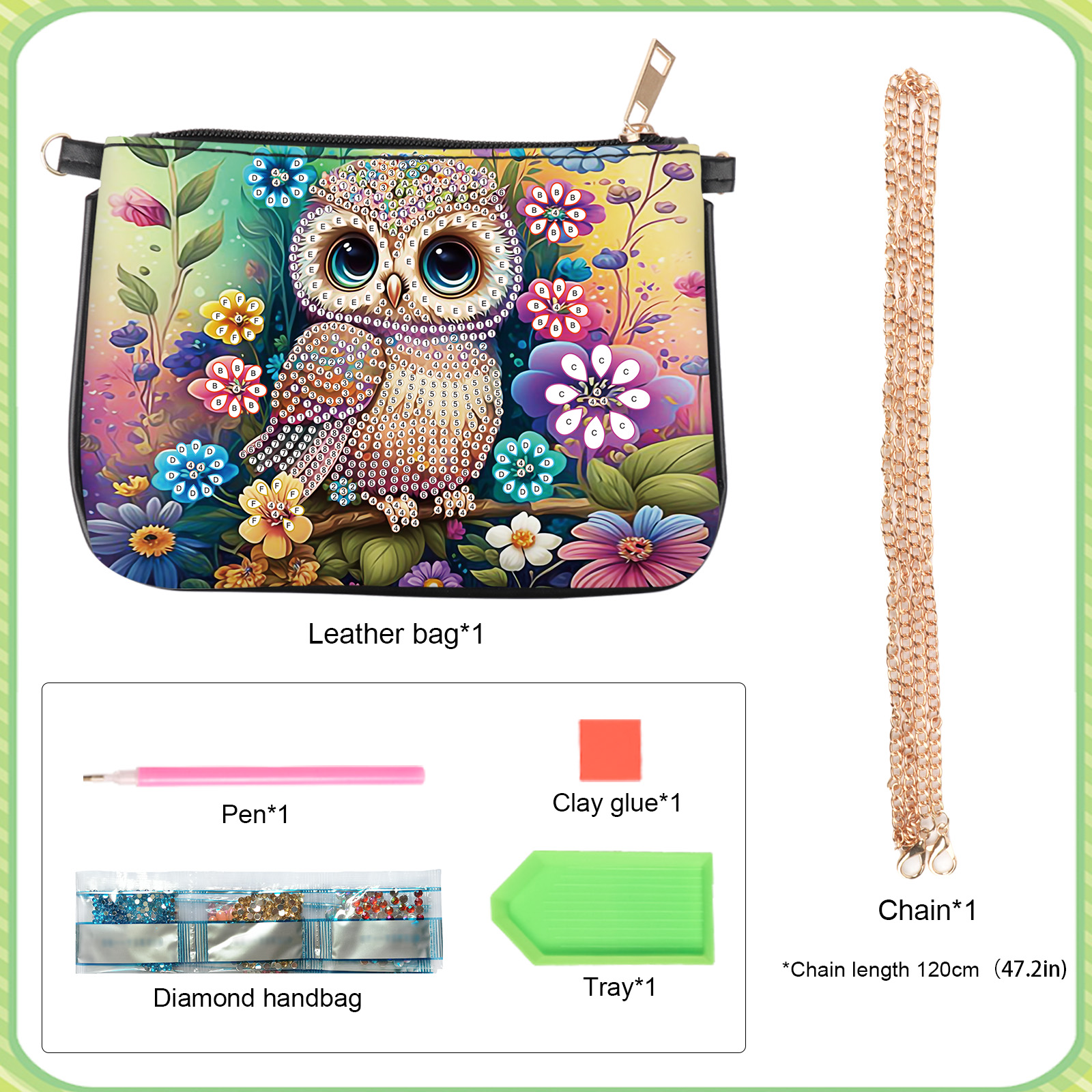Colorful Owl Diamond Art Paint - Art Craft Adult incelemesi ve fiyatı