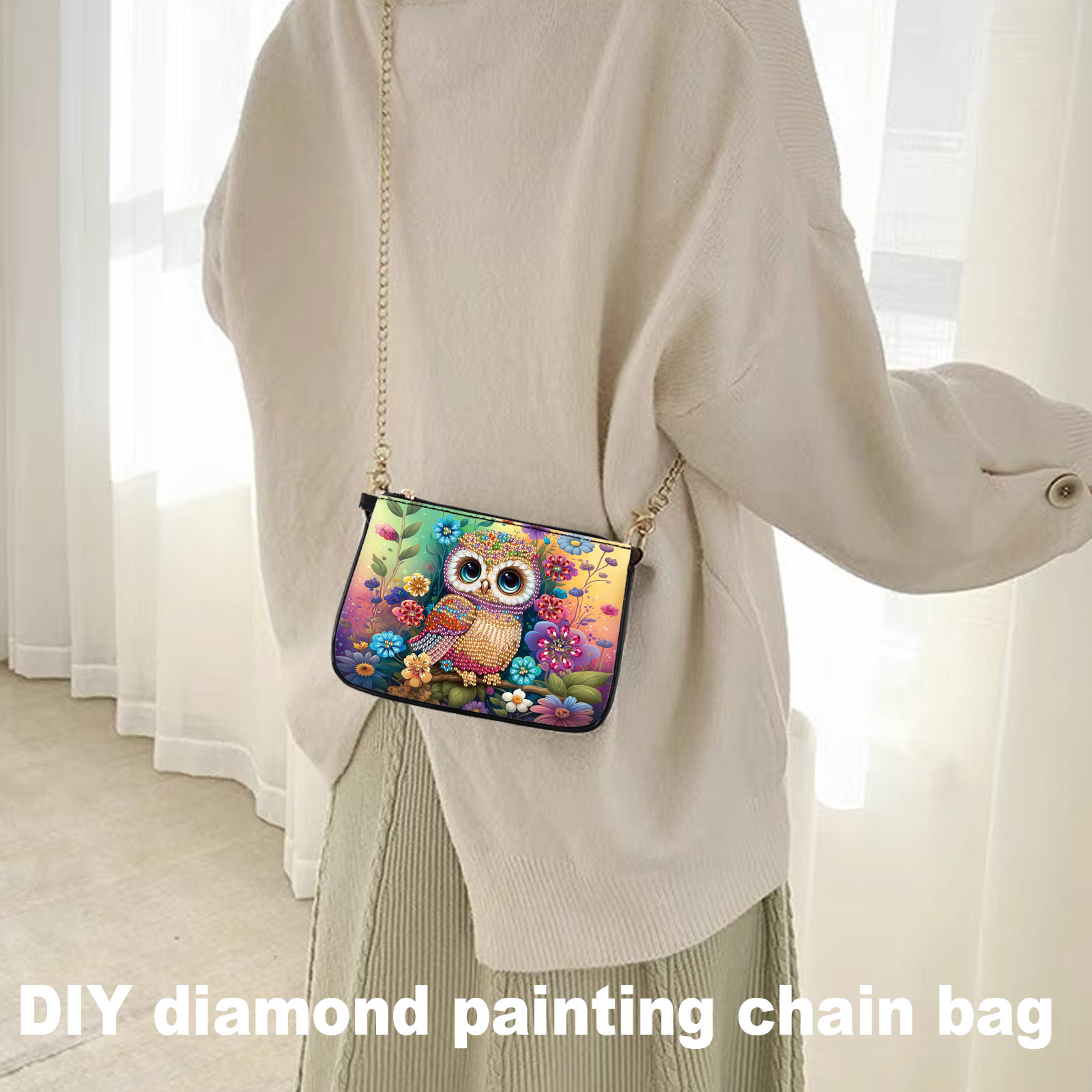 Colorful Owl Diamond Art Paint - Art Craft Adult incelemesi ve fiyatı