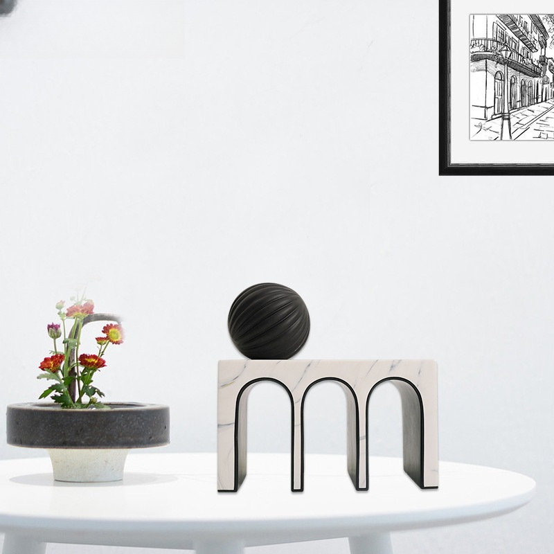 Geometric Arch Art Resin Ornam - Exhibition Of Art And Craft incelemesi ve fiyatı