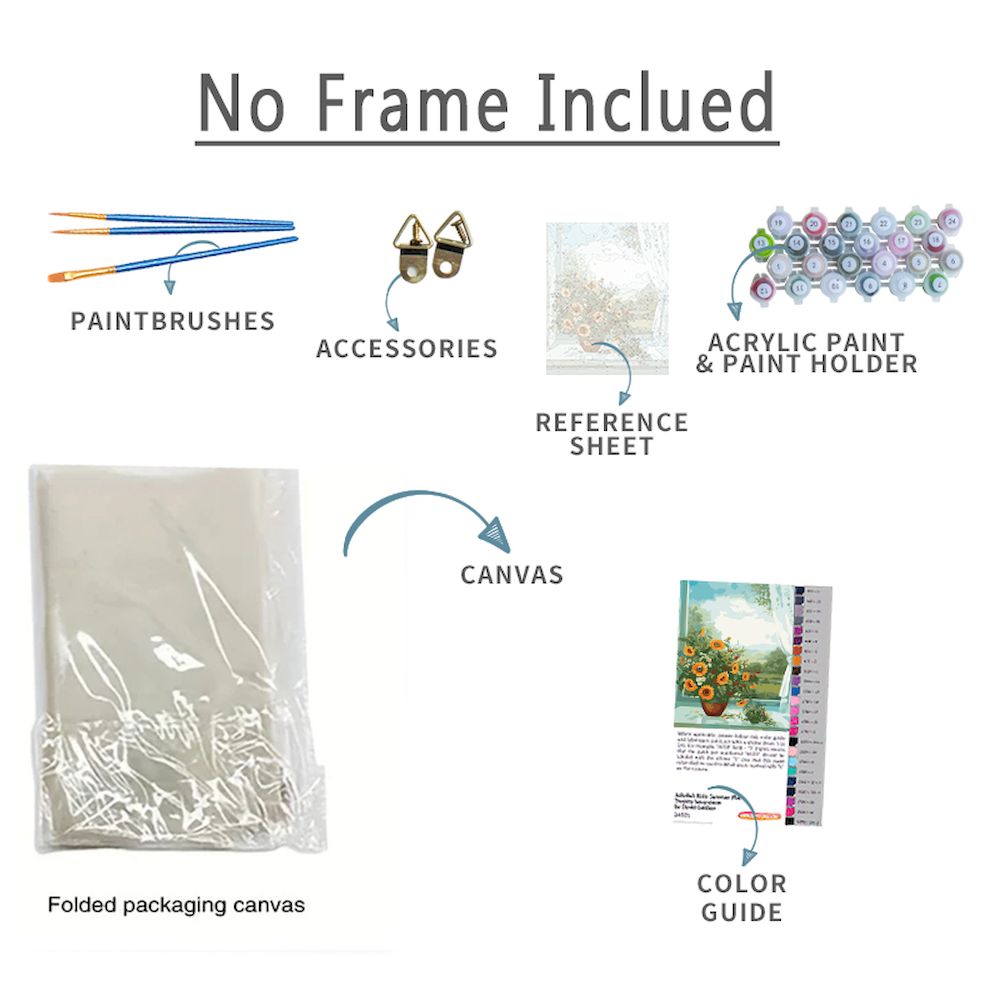 GATYZTORY Diy Frame Painting B - Art Craft Number incelemesi ve fiyatı
