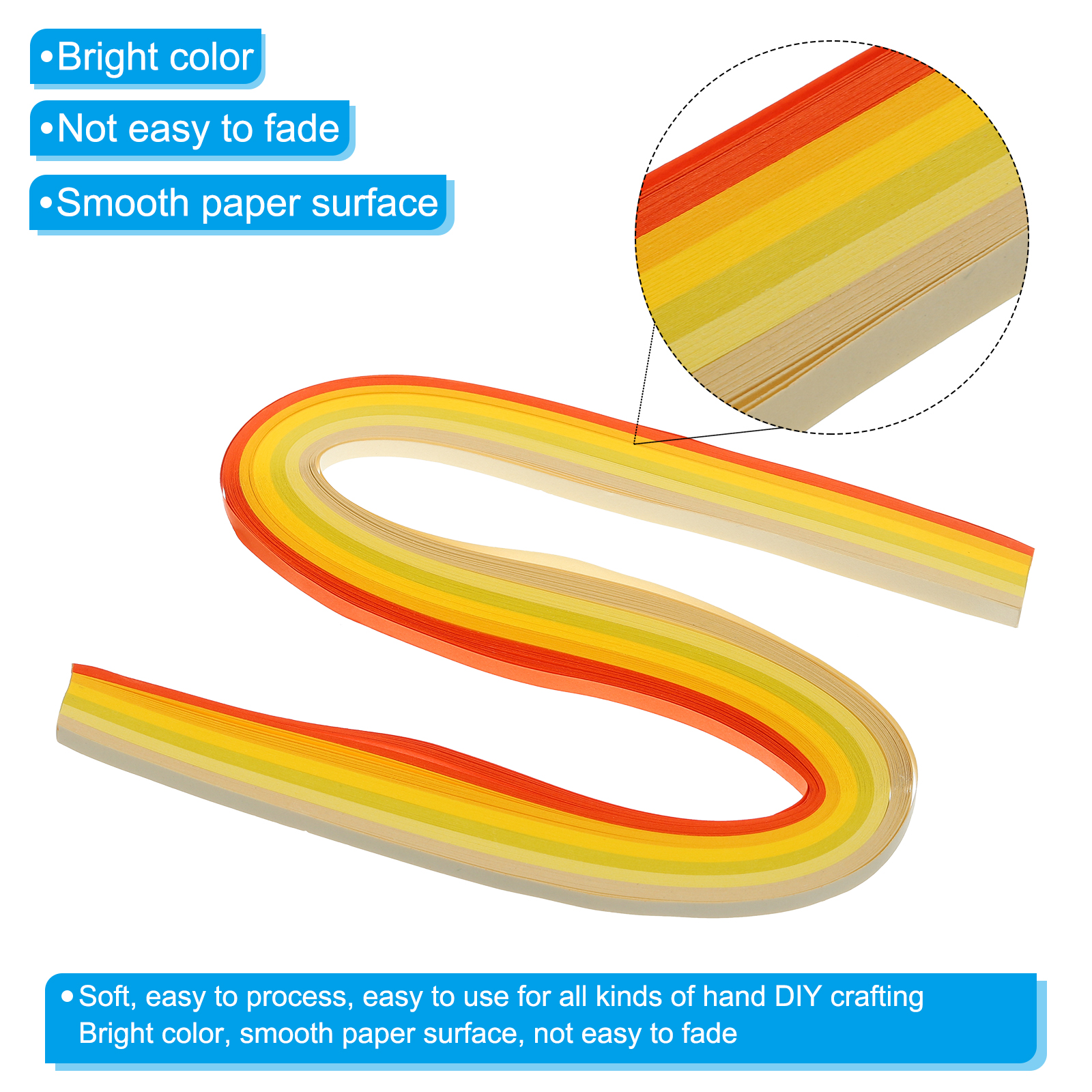 600/840pcs Quilling Strips Pap - Quilling Paper Strips incelemesi ve fiyatı