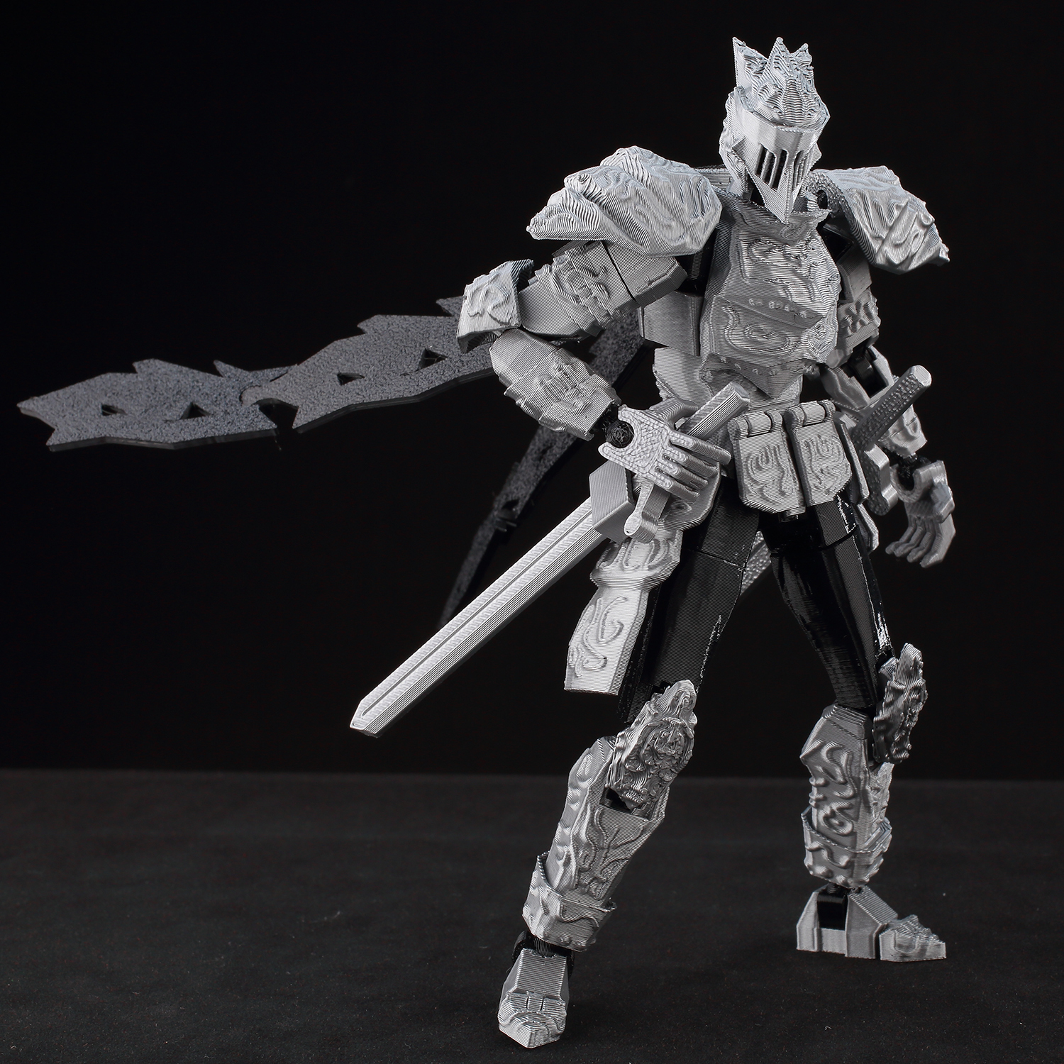 ​9L3D Lucky13 Silver Armor Kni - Art Craft Online incelemesi ve fiyatı