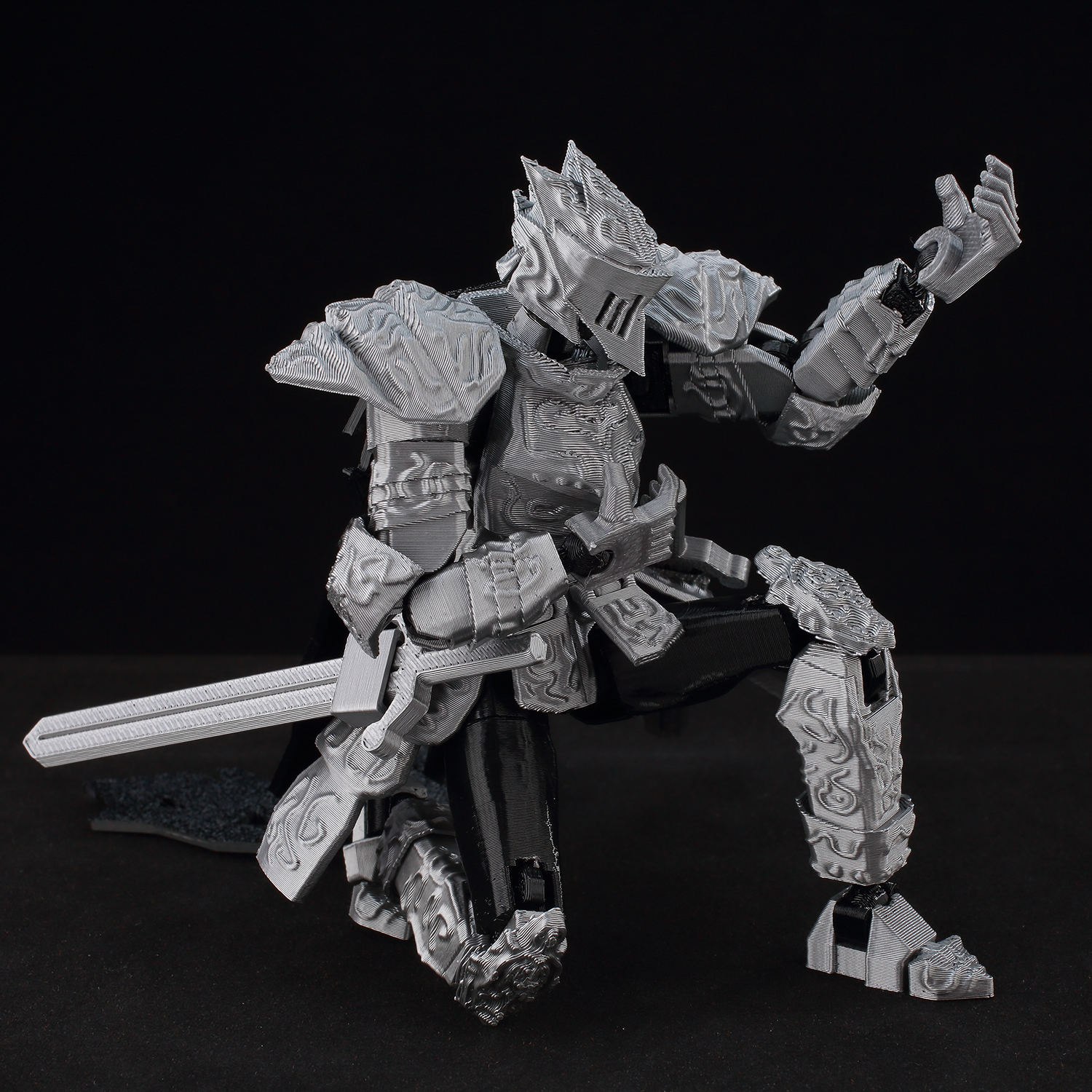 ​9L3D Lucky13 Silver Armor Kni - Art Craft Online incelemesi ve fiyatı