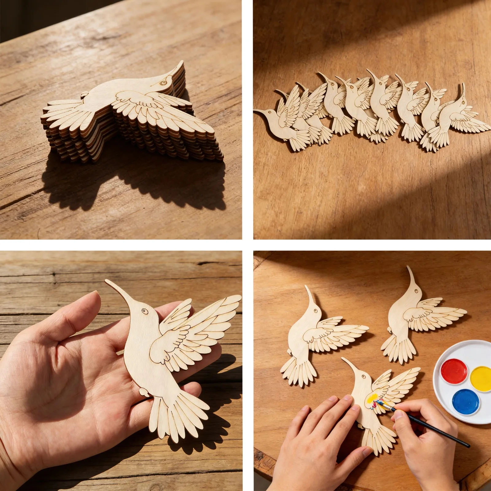 10pcs Unfinished Wood Animal B - Art & Craft Zone incelemesi ve fiyatı