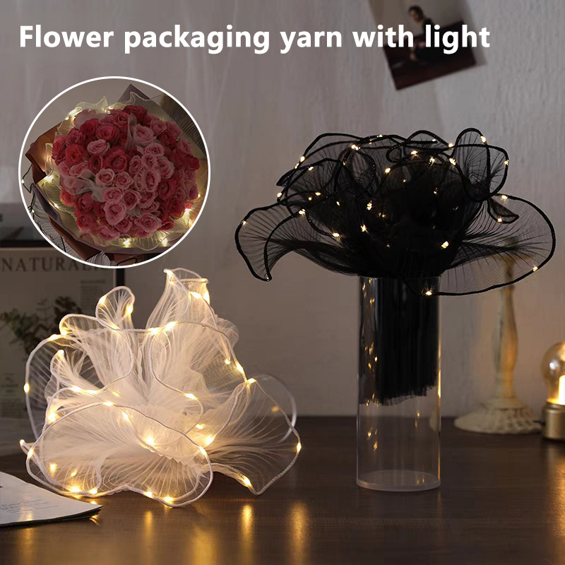1Pcs LED Flower Wrapping Paper - Art Craft Items incelemesi ve fiyatı