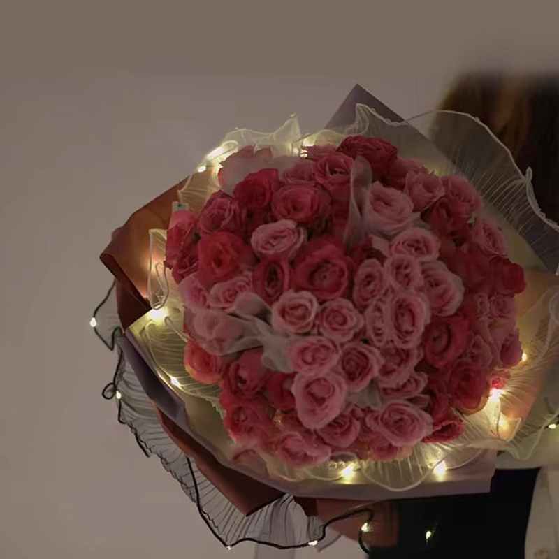 1Pcs LED Flower Wrapping Paper - Art Craft Items incelemesi ve fiyatı