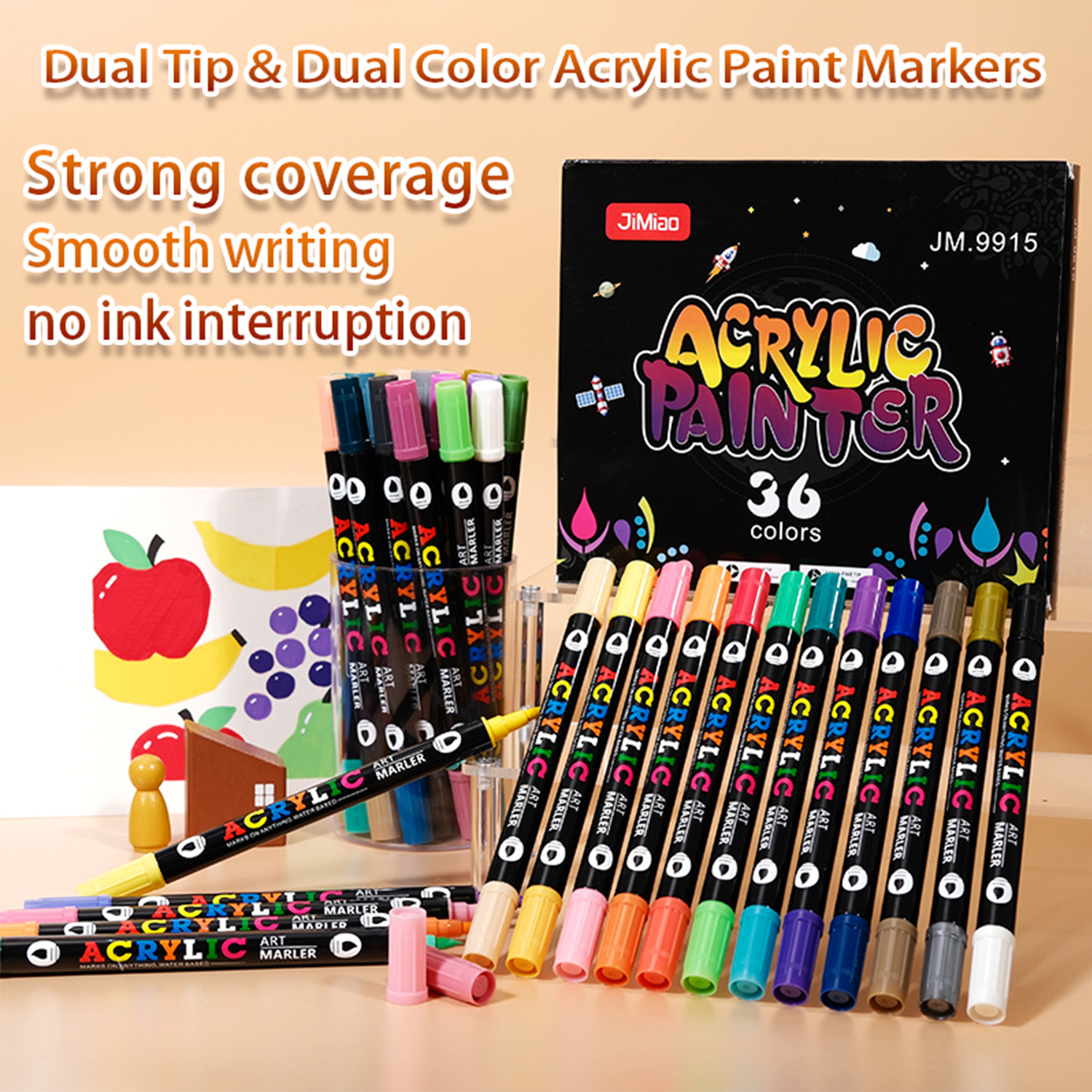 Dual-Tip Dual-Color Soft-Tippe - Art Craft Online incelemesi ve fiyatı
