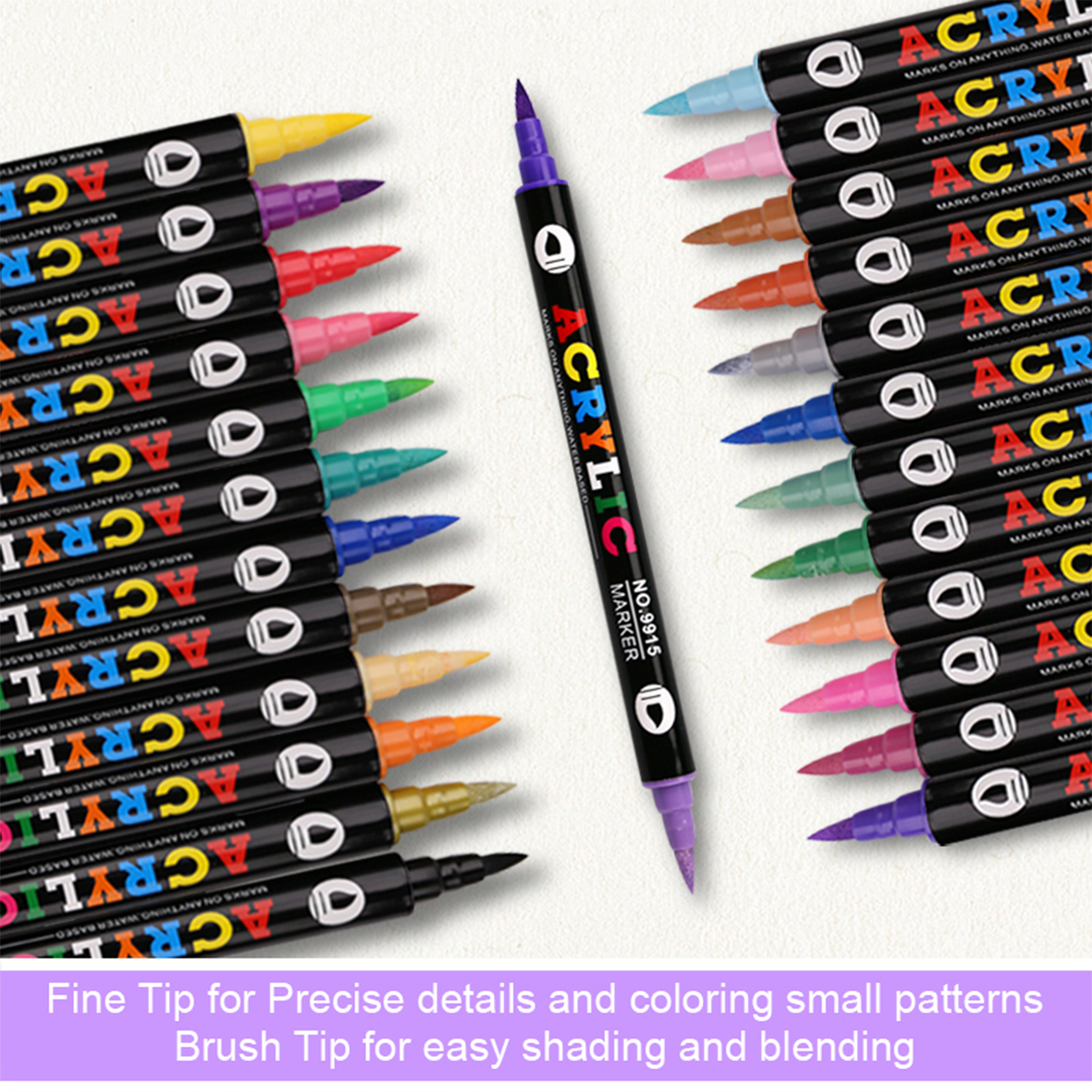 Dual-Tip Dual-Color Soft-Tippe - Art Craft Online incelemesi ve fiyatı