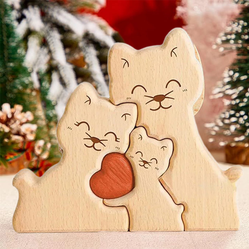 New Hot Selling Wooden Cute Ca - Art Craft Cat incelemesi ve fiyatı