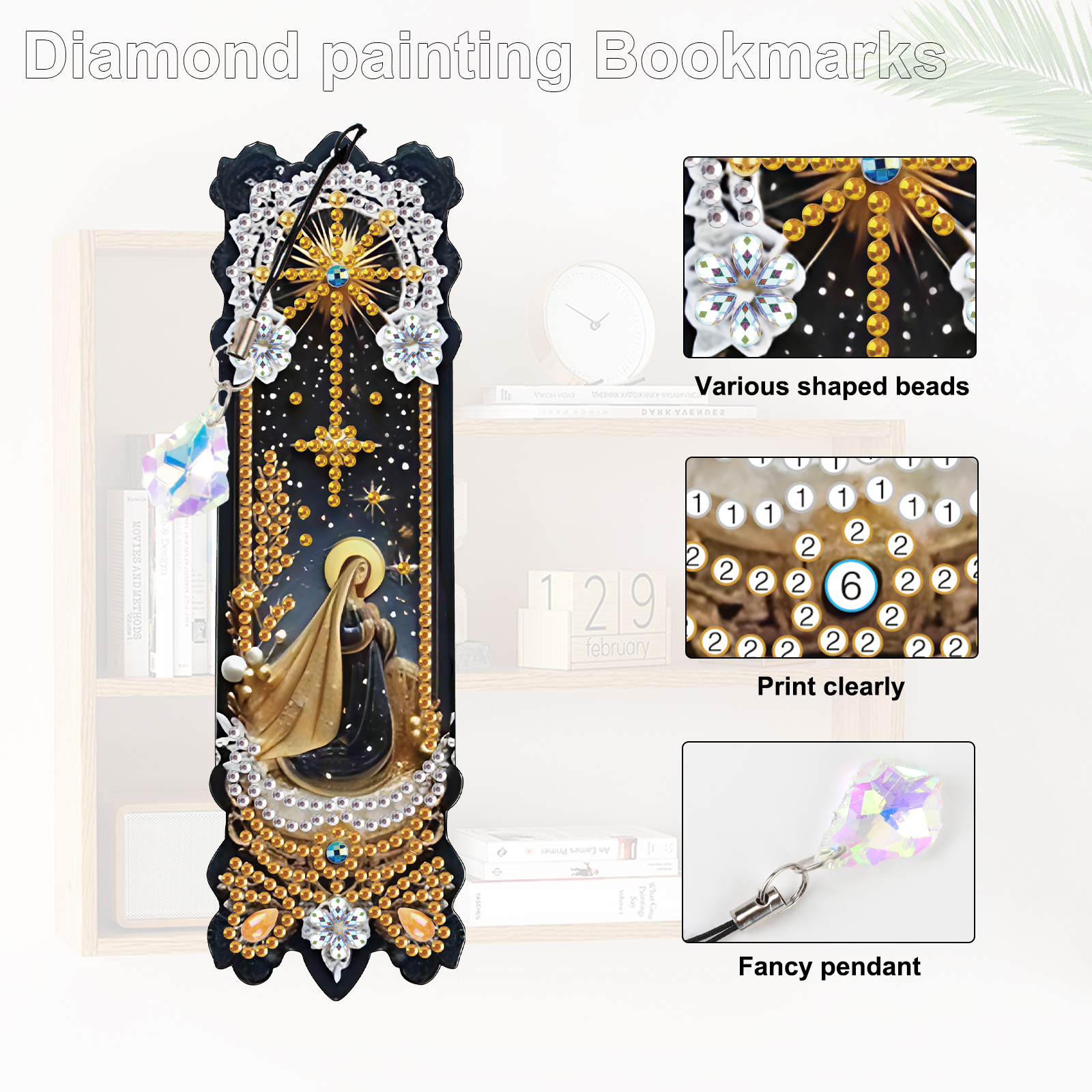 3Pcs Diamond Art Painting Book - Art Craft Flower incelemesi ve fiyatı