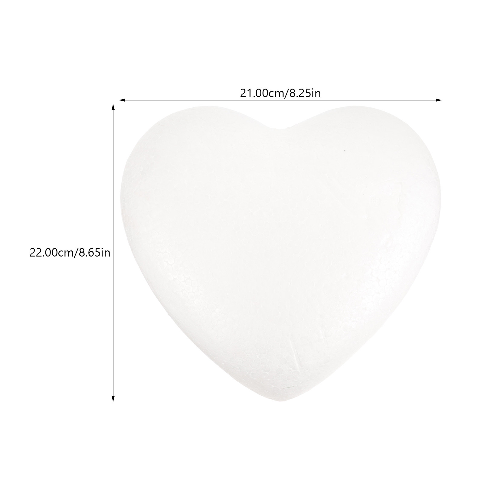 White 23Cm Modeling Heart Poly - Art And Craft Valentine incelemesi ve fiyatı