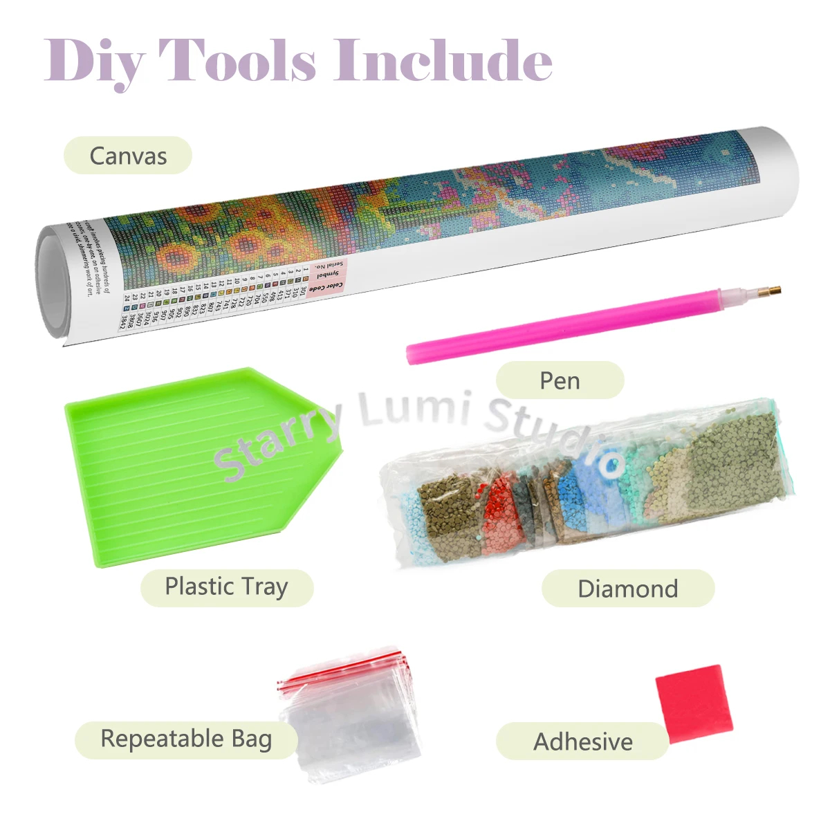 5D DIY Diamond Painting Kit, C - Art Craft Cat incelemesi ve fiyatı