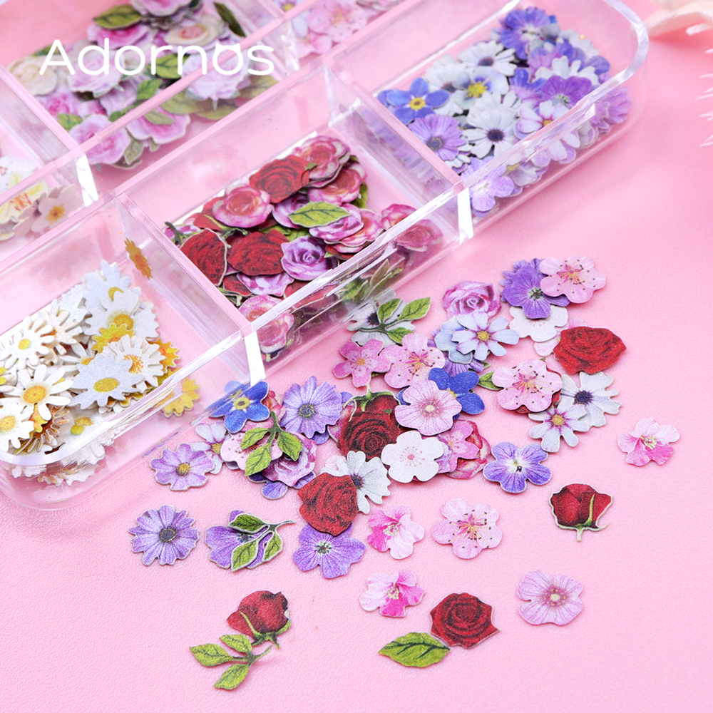 6 Grids Flowers Wood Pulp Chip - Art And Craft Valentine incelemesi ve fiyatı