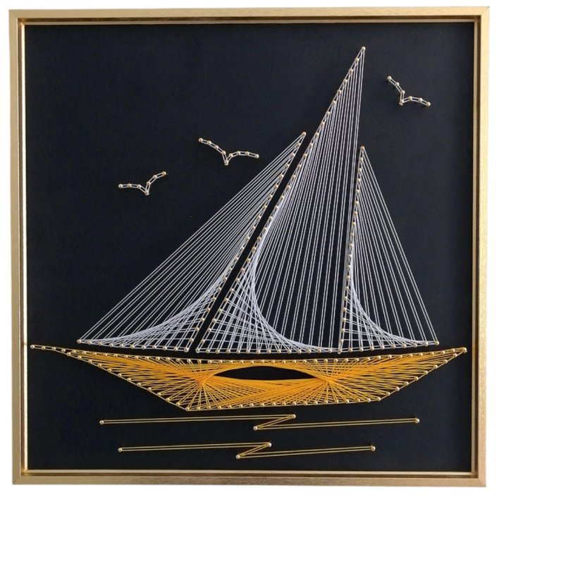 Nail String Art, Sailing Theme - Art Craft Idea incelemesi ve fiyatı