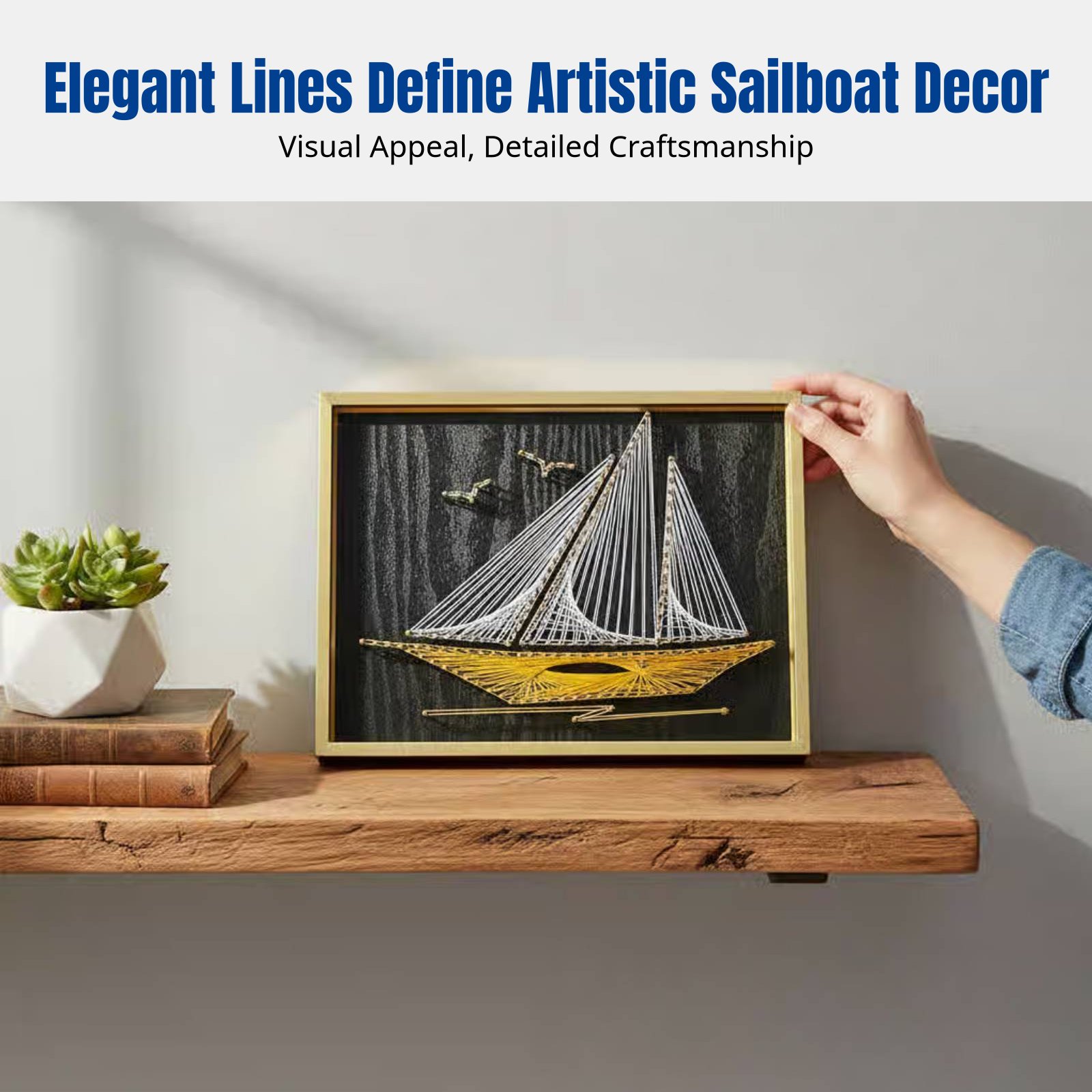 Nail String Art, Sailing Theme - Art Craft Idea incelemesi ve fiyatı