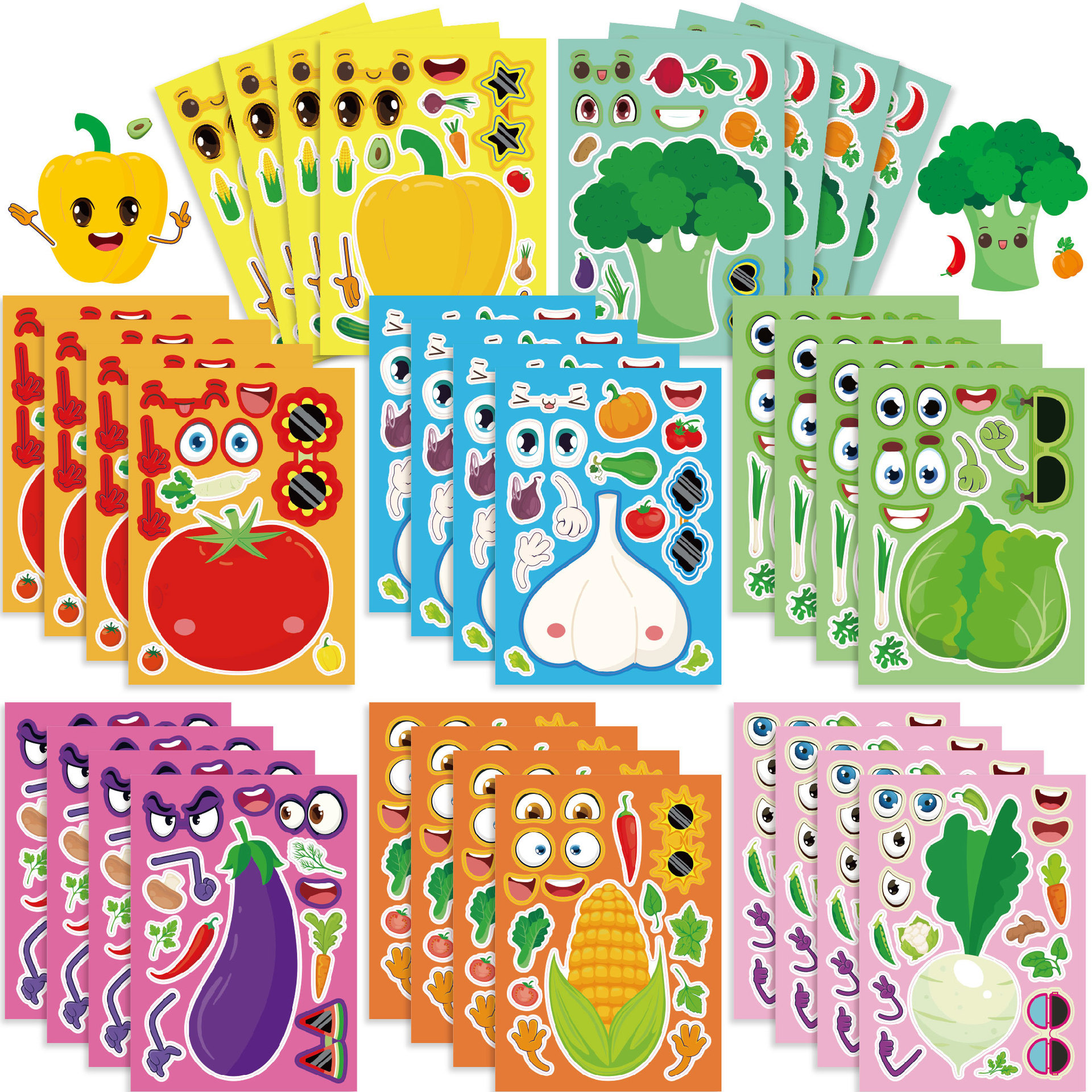 16Sheets Make Your Own Fruits  - Art And Craft Vegetable incelemesi ve fiyatı
