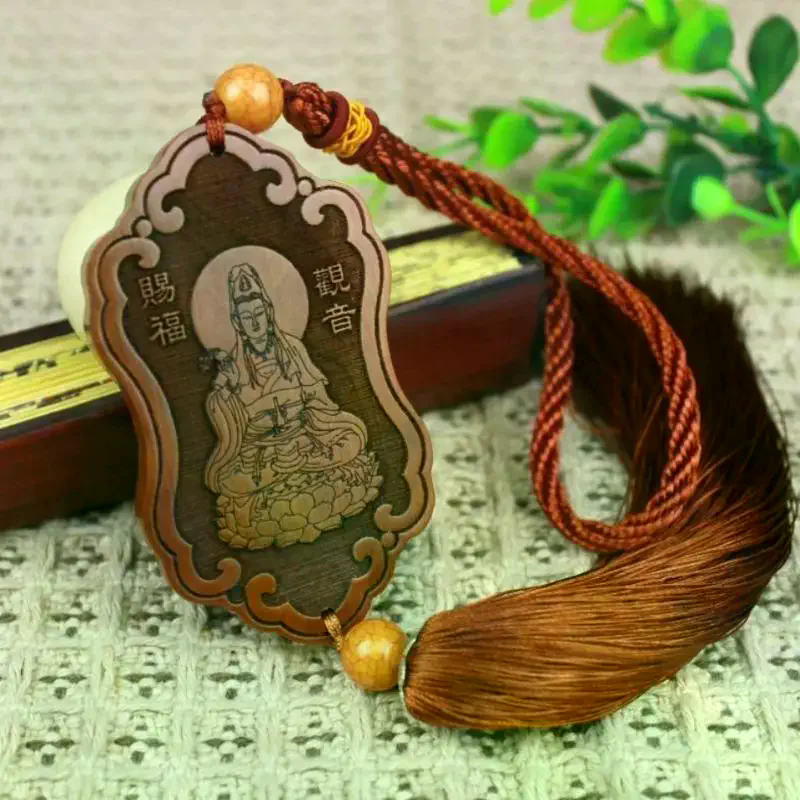 Wooden Carved Guanyin Ornament - Chinese Art Craft incelemesi ve fiyatı