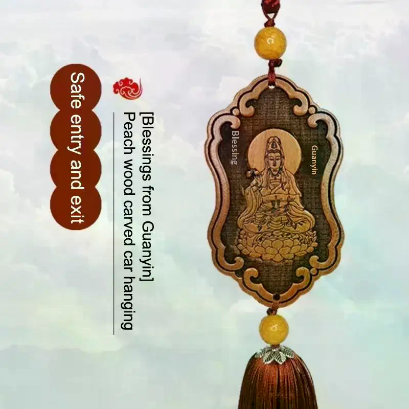 Wooden Carved Guanyin Ornament - Chinese Art Craft incelemesi ve fiyatı