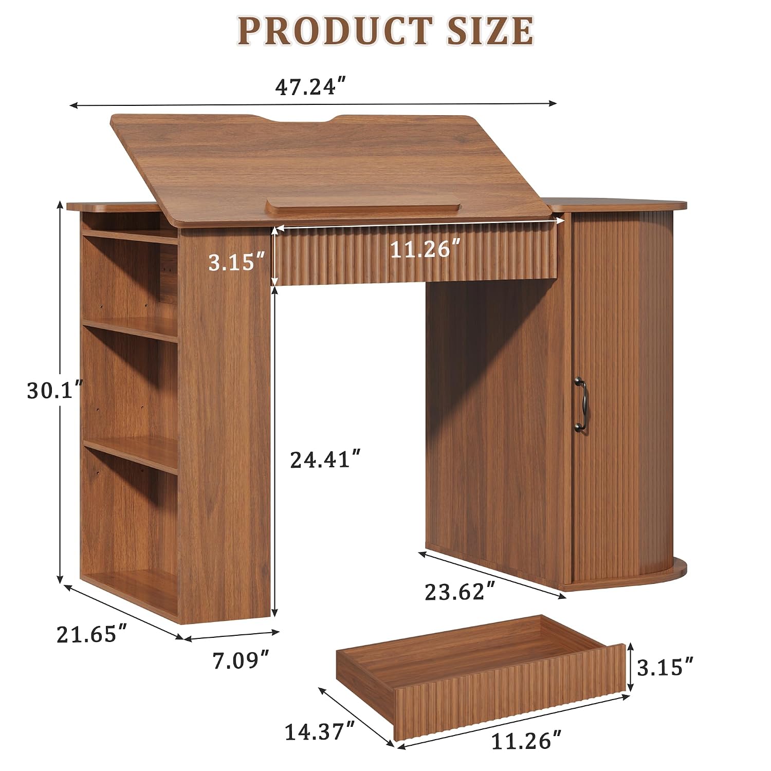 Drafting Table with Storage Ca - Art & Craft Zone incelemesi ve fiyatı