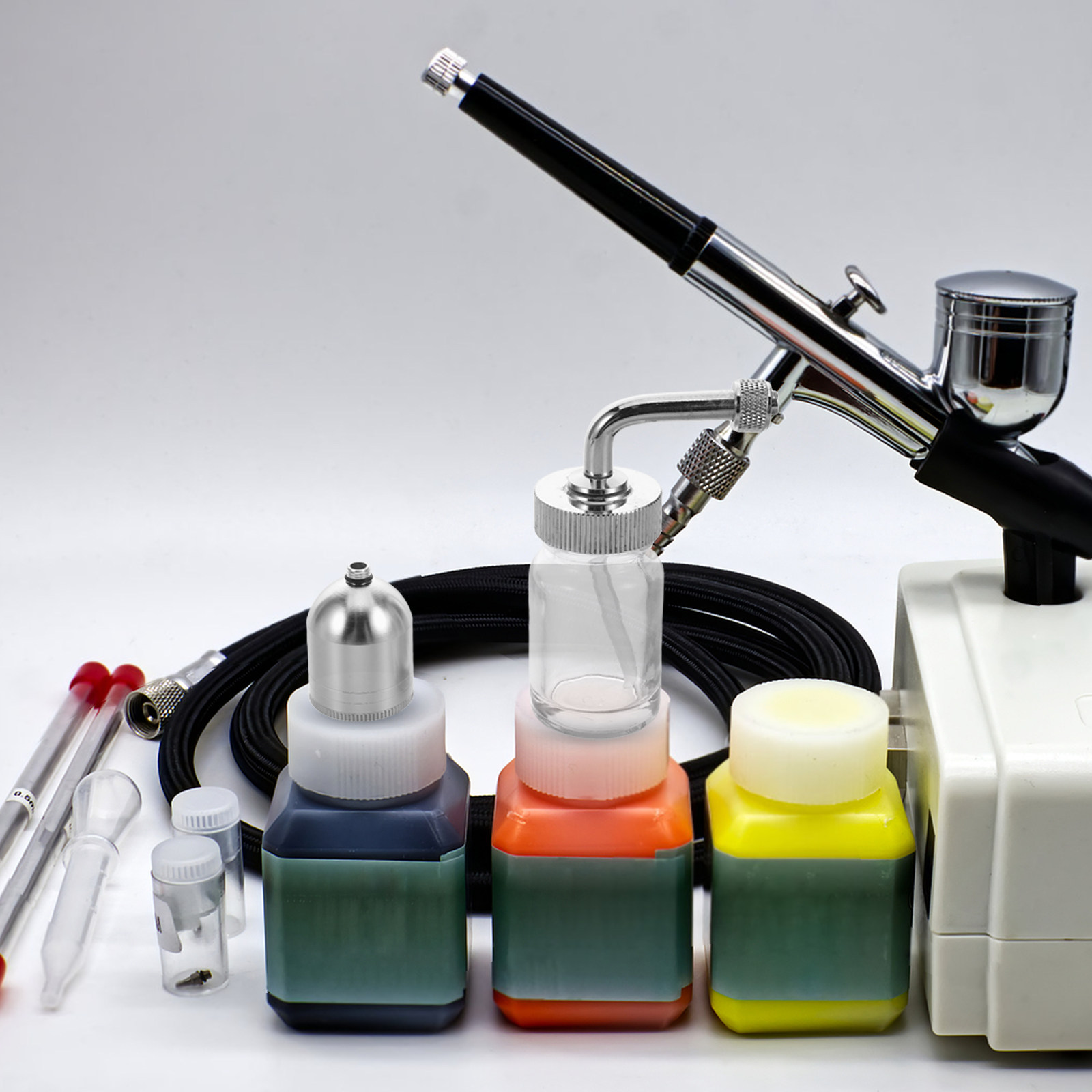 2Pcs Small Airbrush Paint Cont - Art And Craft With Paint incelemesi ve fiyatı