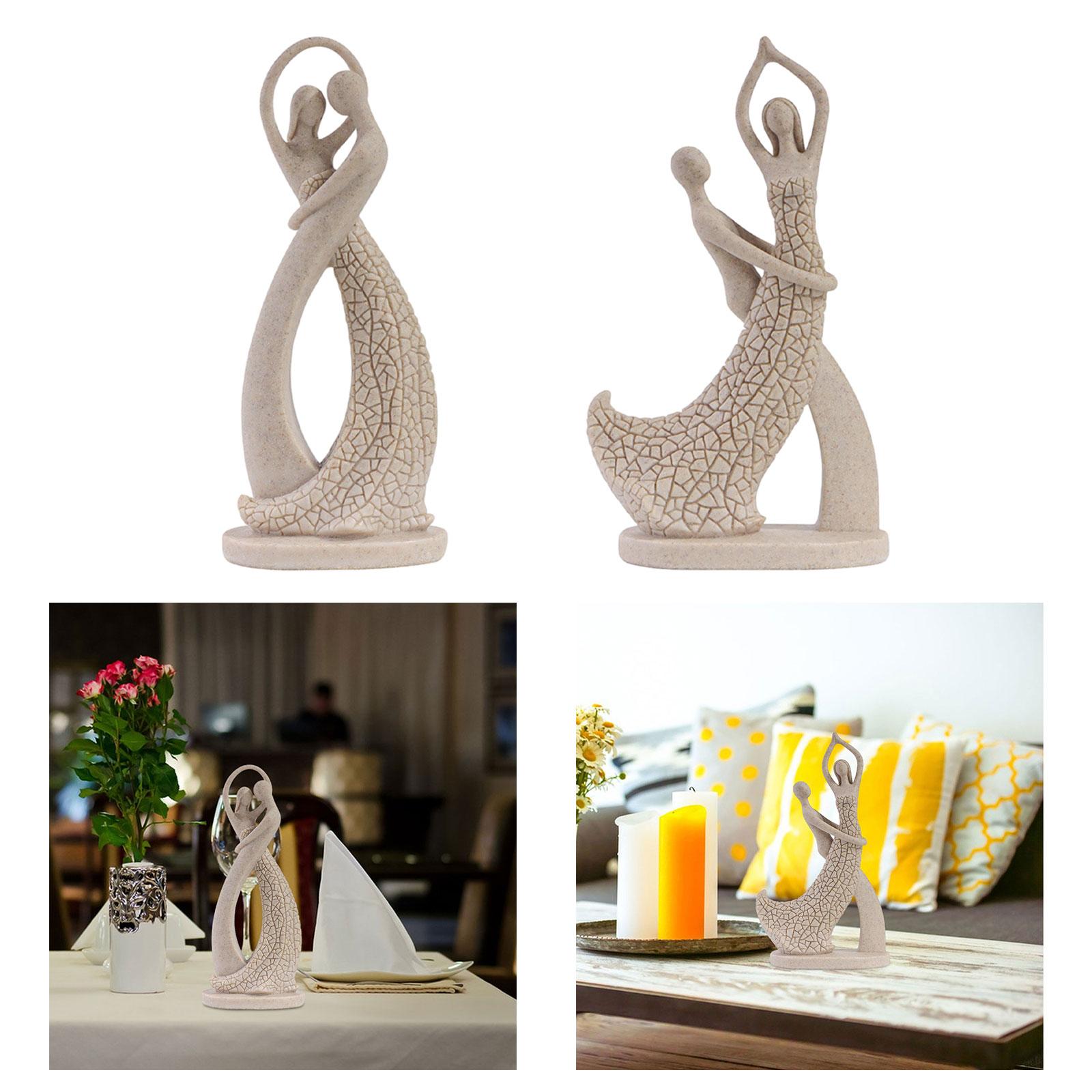 Hugging Couple Statue Abstract - Art And Craft Valentine incelemesi ve fiyatı