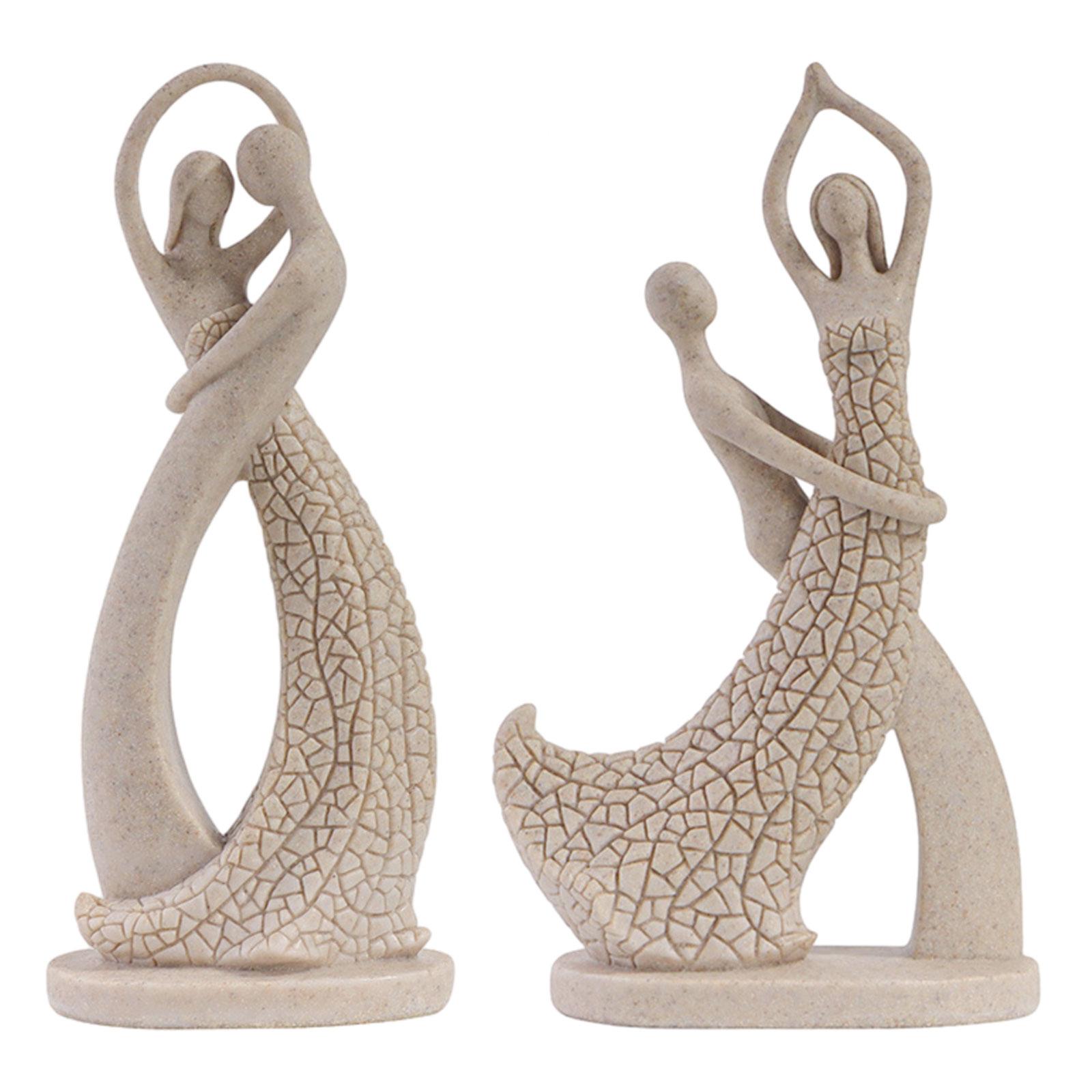 Hugging Couple Statue Abstract - Art And Craft Valentine incelemesi ve fiyatı