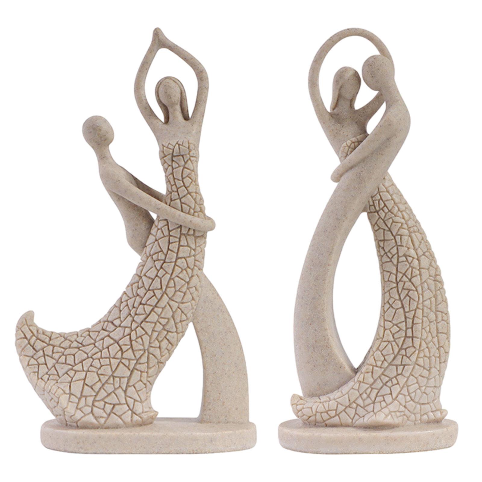 Hugging Couple Statue Abstract - Art And Craft Valentine incelemesi ve fiyatı