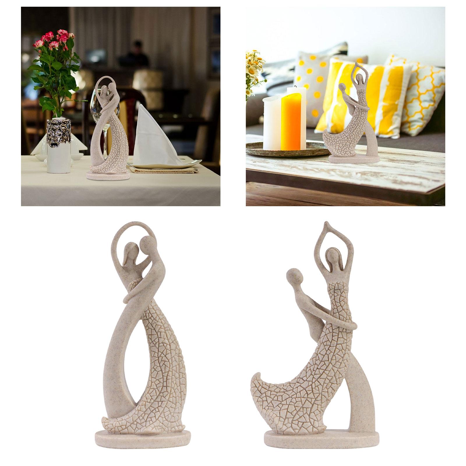 Hugging Couple Statue Abstract - Art And Craft Valentine incelemesi ve fiyatı