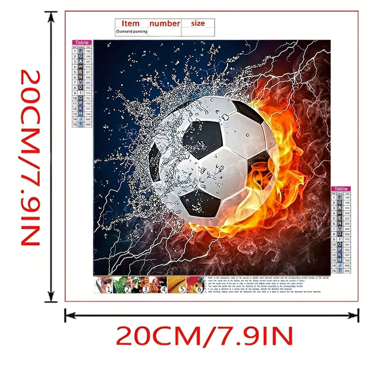 A set of football diamond pain - Art Craft Adult incelemesi ve fiyatı