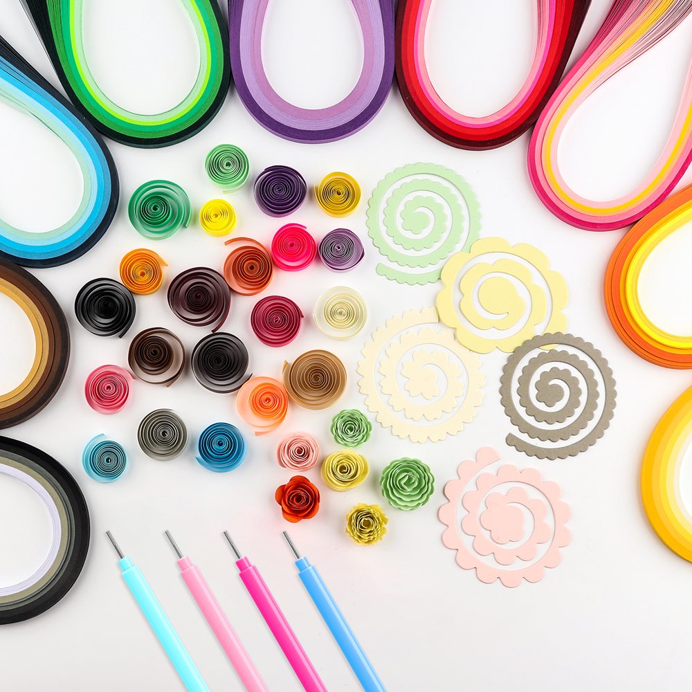 Colorful 100pcs/pack Quilling  - Quilling Paper Strips incelemesi ve fiyatı