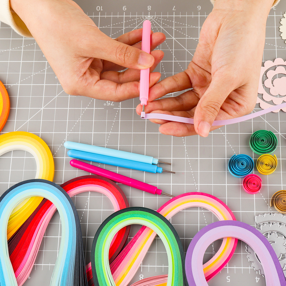 Colorful 100pcs/pack Quilling  - Quilling Paper Strips incelemesi ve fiyatı