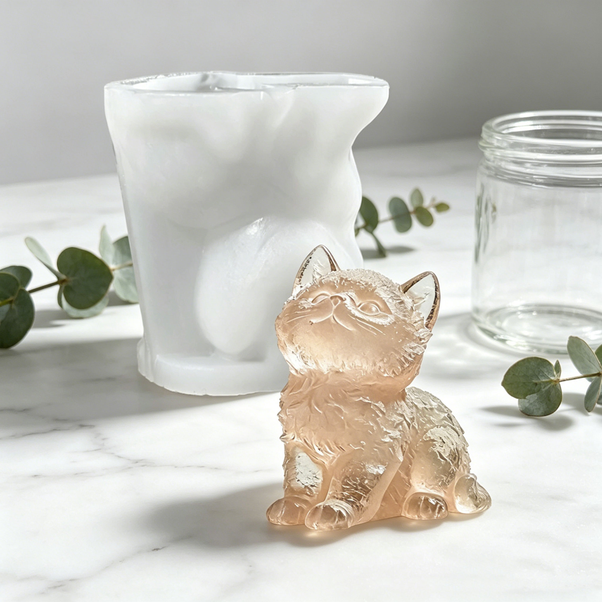 3D Animal Candle Silicone Mold - Art Craft Cat incelemesi ve fiyatı
