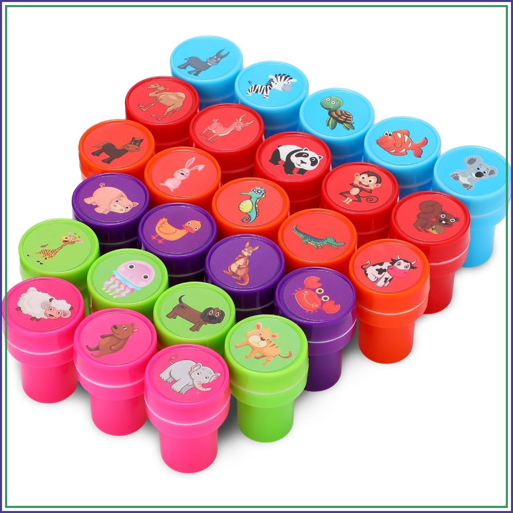 26Pcs Self Inking Stampers: Zo - Art And Craft Zoo Animals incelemesi ve fiyatı