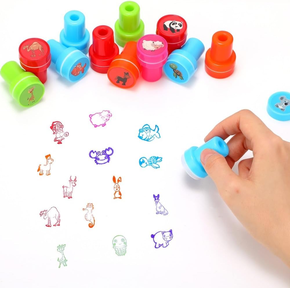 26Pcs Self Inking Stampers: Zo - Art And Craft Zoo Animals incelemesi ve fiyatı