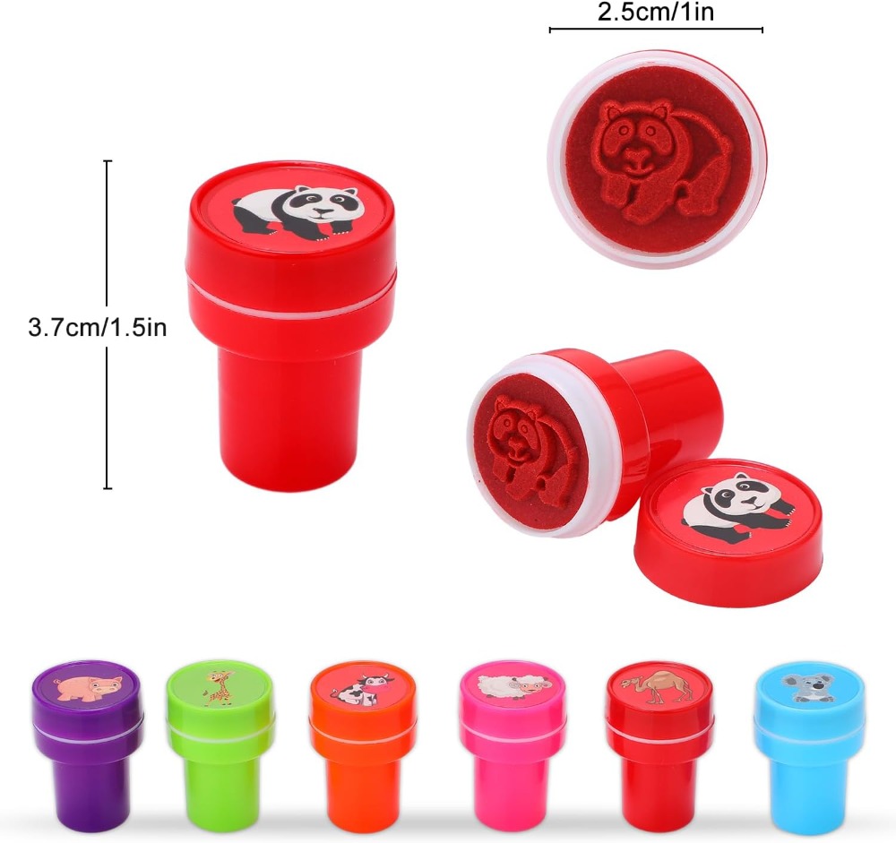 26Pcs Self Inking Stampers: Zo - Art And Craft Zoo Animals incelemesi ve fiyatı